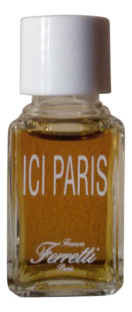 Ici Paris Franca Ferretti perfume .